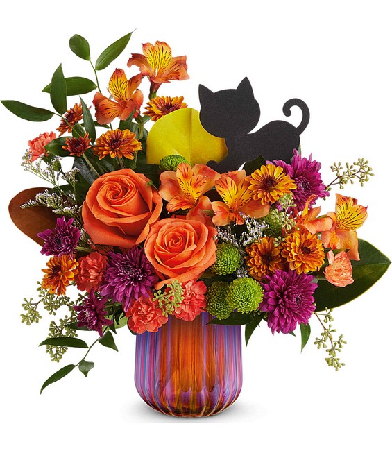 Midnight Meow Bouquet